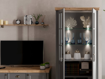 Гостиная Амели (Оникс серый), ЛД